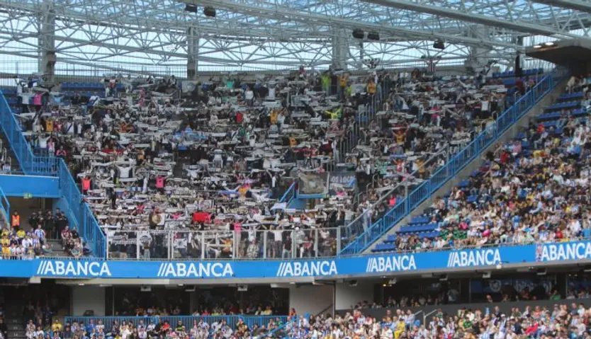 Afición de Unionistas en Riazor | USCF