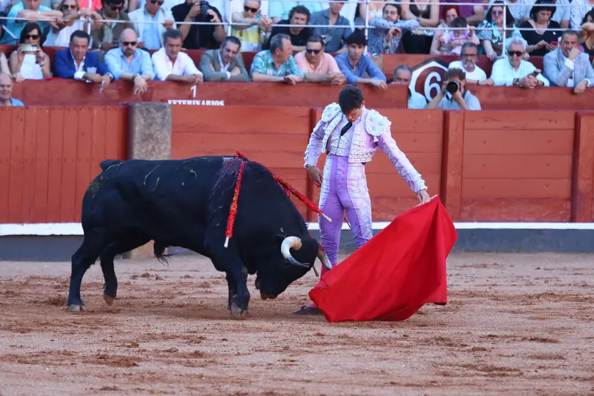 Daniel Luque en La Glorieta con el astado de La Ventana del Puerto | Mateo G.J