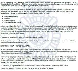 Alerta por una nueva campaña de 'phishing': suplantan a la Policía, Guardia Civil e INCIBE con falsas amenazas de detención