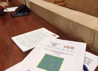 Aursal-Uso traslada sus propuestas en materia de transporte al Ayuntamiento de Salamanca
