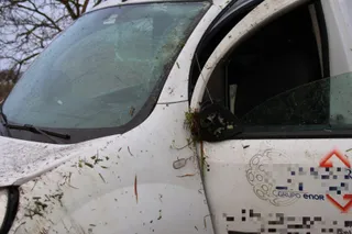 Accidente en el puente que une Cabrerizos con Salamanca