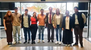 Jóvenes universitarios debaten sobre el futuro de las políticas de juventud en la UE | Foto: Com. USAL