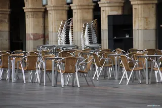 La terraza de un bar en Salamanca | Foto de archivo