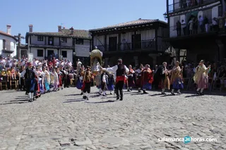 Ofertorio de La Alberca. Foto de archivo previa a la pandemia