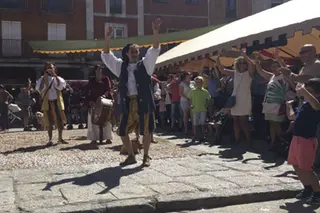 Uno de los últimos mercados medievales celebrados en Peñaranda.