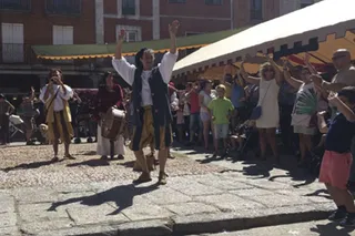 Uno de los últimos mercados medievales celebrados en Peñaranda.