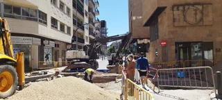 Obras, cortes de tráfico