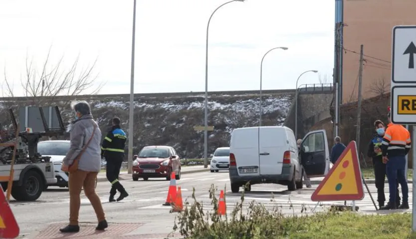 Accidente sin heridos en la calle Buenaventura, en Vistahermosa