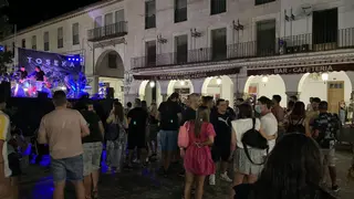 Un momento de la actuación de Toseka en el Peñaranda Fest