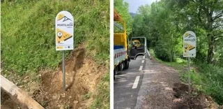 Nuevas placas informativas para el ciclismo deportivo