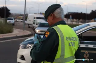 Control de la Guardia Civil | Imagen de archivo Salamanca24horas