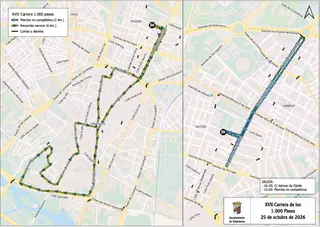 Salamanca cortará varias calles este domingo por la XVII Carrera de los 1.000 Pasos