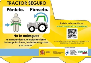 Imagen pegatina tractor alta