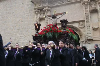 Procesión en honor al Santísimo Cristo de los Milagros