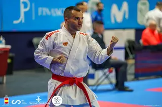 Kike Nieto en el campeonato de Torrejón de Ardoz | Real Federación Española de Kárate y D.A.