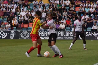 Poveda, ante el Sant Andreu | FOTO JUANES