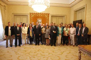 Carlos García Carbayo, preside el acto de homenaje a los funcionarios municipales con motivo de la festividad de Santa Rita