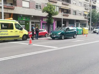 Colisión por alcance en el paseo de la Estación (1)