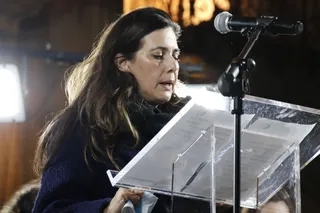 Plaza Mayor. Concentración por el 25 N del Ayuntamiento de Salamanca