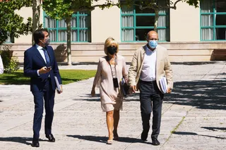 Suárez Quiñones, Casado e Igea. Foto ICAL.