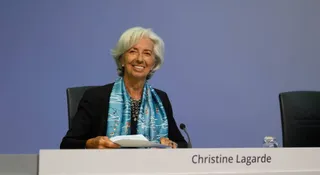 La presidenta del BCE