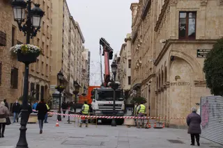 Calle cortada, obras