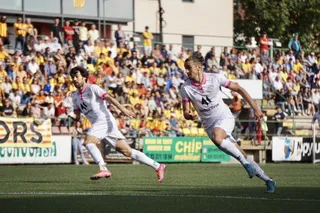 Gabri y Javi Navas, ante el Sant Andreu | FOTO SALAMANCA CF UDS