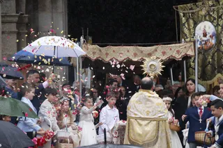 misa del corpus en la Alberca