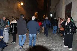 Ambiente en la Procesión de la Hermandad Franciscana del Santísimo Cristo de la Humildad