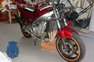 MOTOCICLETA ROBADA