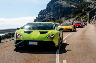 Concentración de Lamborghini en Salamanca | Fotografías: