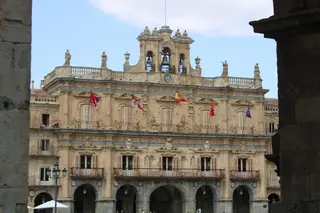 Fachada del Ayuntamiento de Salamanca,