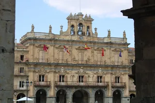 Fachada del Ayuntamiento de Salamanca,