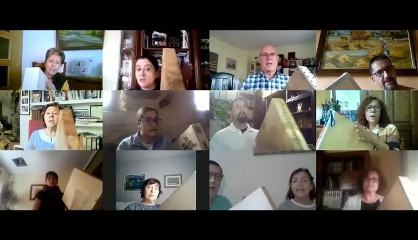 Clase de canto y percusión on line