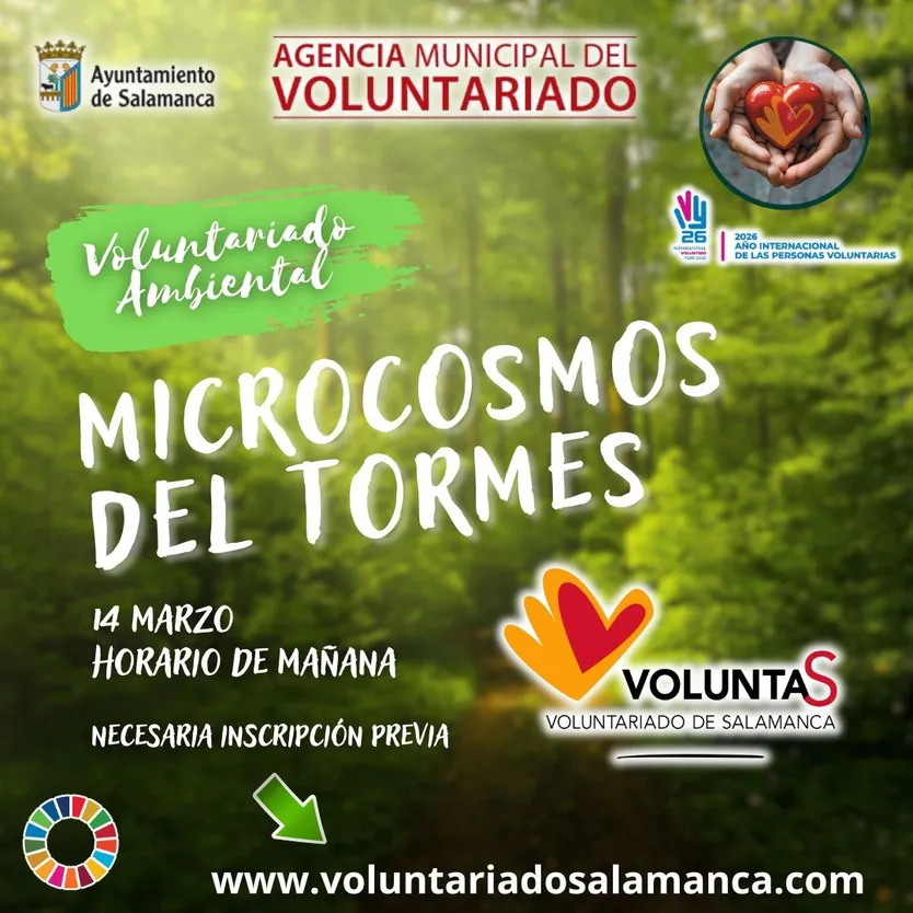 Salamanca fomenta la formación ambiental de sus voluntarios con un nuevo taller en la ribera del Tormes