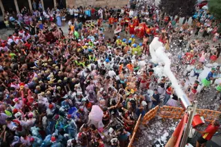Chupinazo del arranque de las Fiestas 2026 en Carbajosa de la Sagrada | Fotos Andrea Mateos