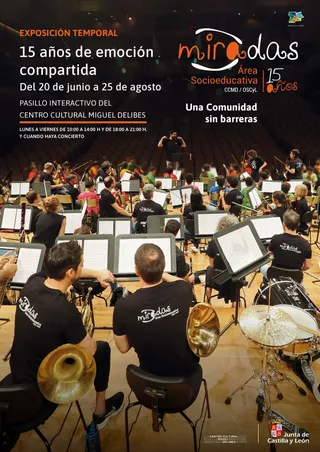 Una exposición celebra los quince años del Área Socioeducativa ‘MiraDas’ de la Orquesta Sinfónica de Castilla y León