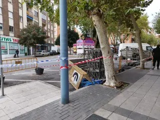 Accidente laboral en la avenida de los Cedros