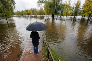 Crecida del río Águeda a su paso por Ciudad Rodrigo | Vicente / ICAL