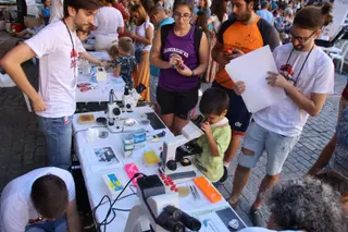 Foto de archivo de la Noche Europea de los Investigadores en el Barrio del Oeste. 