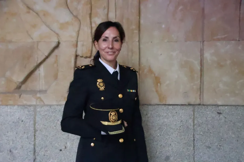 Beatriz Ramos, inspectora y jefa del Grupo Operativo de Extranjería en Salamanca