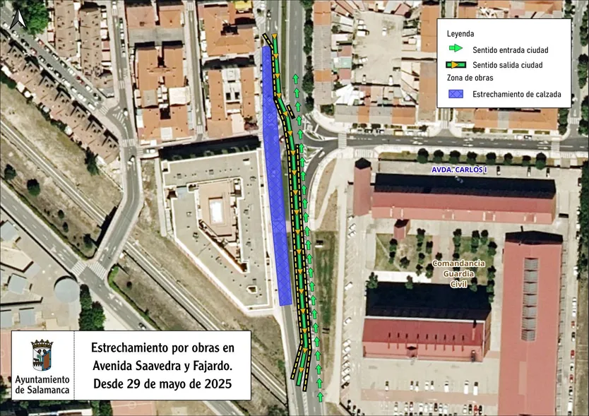 Estrechamiento Saavedra y Fajardo