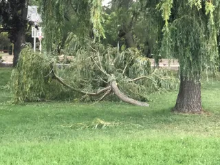 Desperfectos a causa de la tormenta en Salamanca