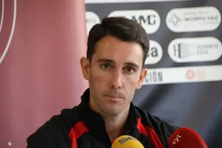 Rueda de prensa de Javi Medina.