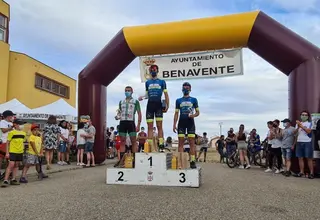 Juan María Cuella y Sergio Sánchez consiguieron el podio en Benavente