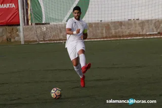 Ángel Martínez, en un partido en el Alfonso San Casto.