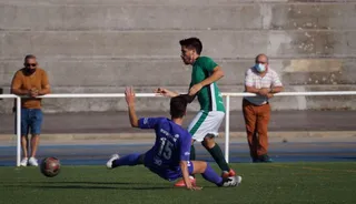 Cristóbal, en un amistoso entre el Peñaranda y el Guijuelo | FOTO JUANES