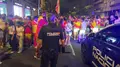 Agentes Policía Nacional durante las celebraciones.