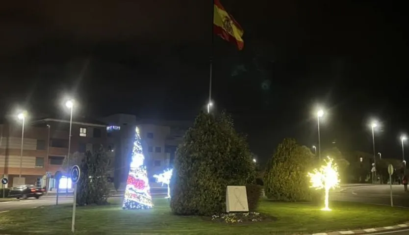 Iluminación navideña en Carbajosa de la Sagrada