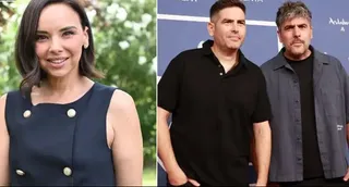 Chenoa y los hermanos Muñoz de Estopa.EP